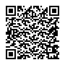 電話番号のQRコード +19857421069