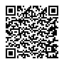 QR-код для номера телефона +19857421108