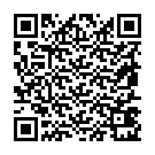 QR код за телефонен номер +19857421141