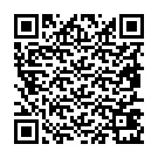 電話番号のQRコード +19857421142