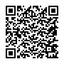 QR kód a telefonszámhoz +19857421149