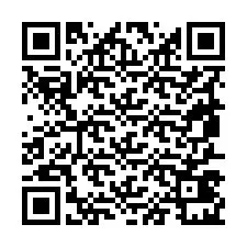 Codice QR per il numero di telefono +19857421150