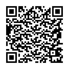 QR код за телефонен номер +19857421170