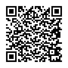 QR-Code für Telefonnummer +19857421212