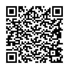 Kode QR untuk nomor Telepon +19857421242