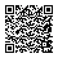Codice QR per il numero di telefono +19857421285
