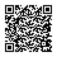 QR код за телефонен номер +19857421286