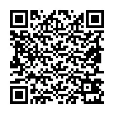 QR-код для номера телефона +19857421429