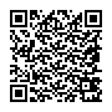 QR-код для номера телефона +19857421438