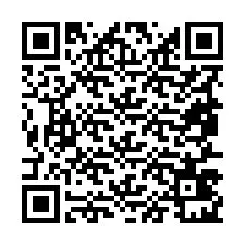 Kod QR dla numeru telefonu +19857421523