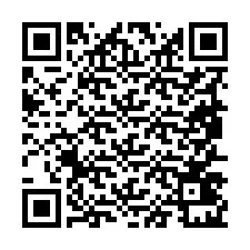 QR Code pour le numéro de téléphone +19857421776