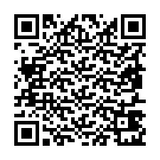 QR Code pour le numéro de téléphone +19857421806