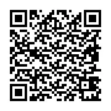 QR-Code für Telefonnummer +19857421882