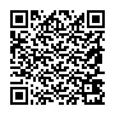 QR kód a telefonszámhoz +19857421931