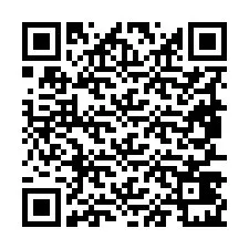 QR-kood telefoninumbri jaoks +19857421932
