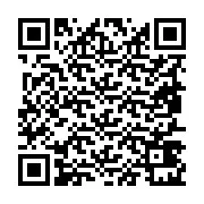 Codice QR per il numero di telefono +19857421946