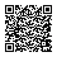 QR-код для номера телефона +19857421958