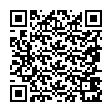 QR-Code für Telefonnummer +19857421962