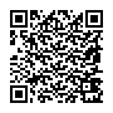 Kod QR dla numeru telefonu +19857421985