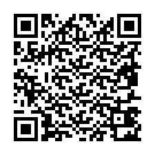 QR код за телефонен номер +19857422002