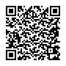 QR-koodi puhelinnumerolle +19857422076