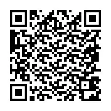 QR Code pour le numéro de téléphone +19857422176