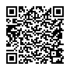 QR-code voor telefoonnummer +19857422269