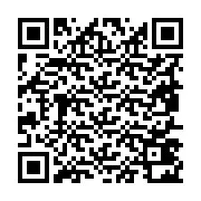 Codice QR per il numero di telefono +19857422342