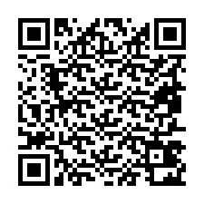 Codice QR per il numero di telefono +19857422453