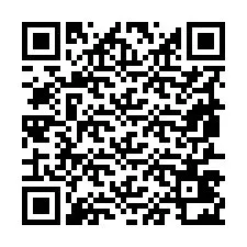 QR kód a telefonszámhoz +19857422555