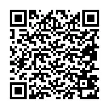 Código QR para número de teléfono +19857422573