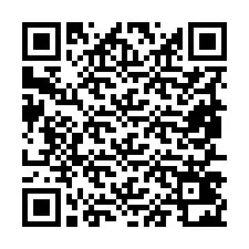 Codice QR per il numero di telefono +19857422637