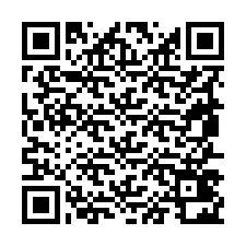 QR Code pour le numéro de téléphone +19857422660