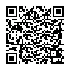 QR Code pour le numéro de téléphone +19857422764