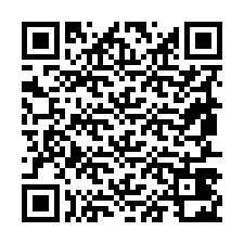 Codice QR per il numero di telefono +19857422821