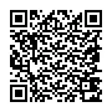 QR-koodi puhelinnumerolle +19857422998