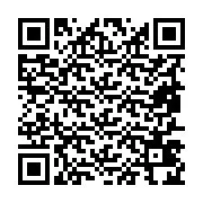 QR kód a telefonszámhoz +19857424557