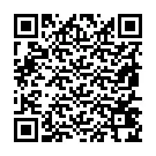 Codice QR per il numero di telefono +19857424745