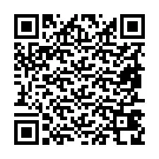 QR kód a telefonszámhoz +19857428067