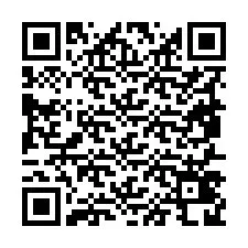 QR Code for Phone number +19857428612