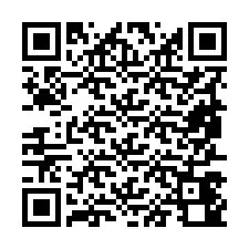 QR kód a telefonszámhoz +19857440077