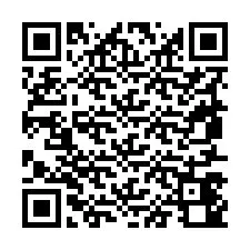 Codice QR per il numero di telefono +19857440080