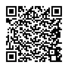 Kode QR untuk nomor Telepon +19857440276