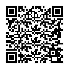 QR-code voor telefoonnummer +19857440482