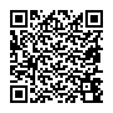 QR-code voor telefoonnummer +19857440547