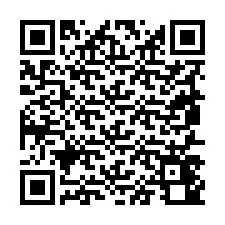 QR-koodi puhelinnumerolle +19857440614