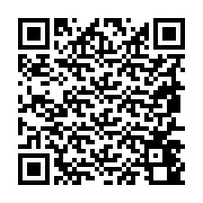 QR kód a telefonszámhoz +19857440754