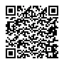 Codice QR per il numero di telefono +19857441017