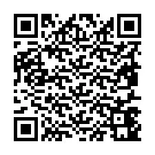 QR-code voor telefoonnummer +19857441102