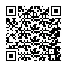 QR-koodi puhelinnumerolle +19857441369